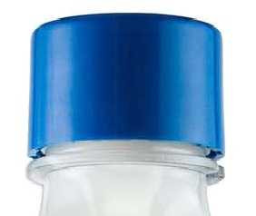 Sodaco flakon kupak tömítéssel, kék (Basic / Royal / Delfin kompatibilitás)