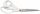 Fiskars 1020414 Functional Form nagyméretű általános olló, 25 cm, fehér (200489)