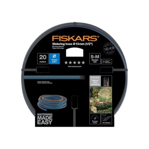 Fiskars 1027107 Locsolótömlő, 13 mm (1/2"), 20 m, Q5