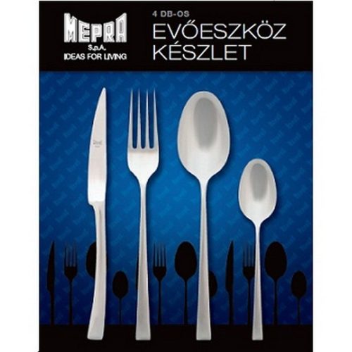 Mepra Blue evőeszközkészlet, 4 darabos kiszerelés