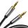 Ugreen 10732 AV119 3,5 mm-es mini jack kábel, AUX, 0,5 m, fekete