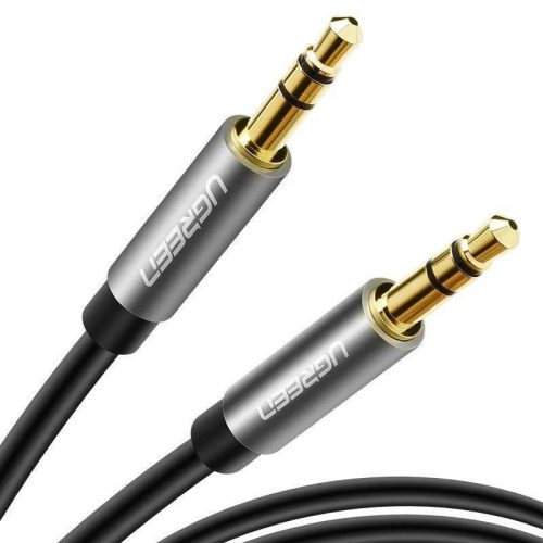 Ugreen 10732 AV119 3,5 mm-es mini jack kábel, AUX, 0,5 m, fekete