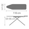 Brabantia 180442 Cotton Flower vasalódeszka, 110x30cm