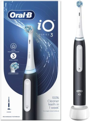 Oral-B iO Series 3 elektromos fogkefe matt fekete(iOG3.1a6.0)