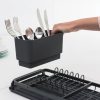Brabantia 180433 edényszárító és tálca, kicsi, sötét szürke