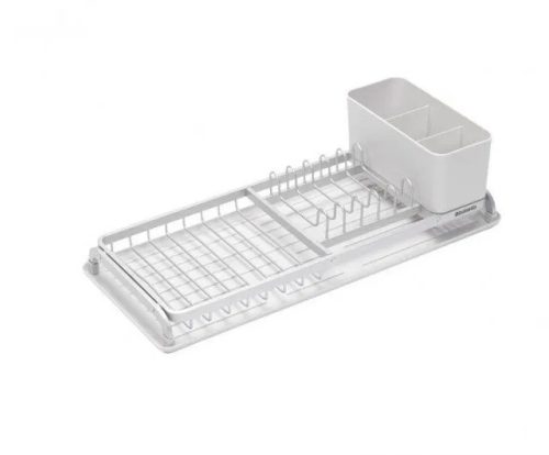Brabantia 180412 edényszárító és tálca, kicsi, világos szürke