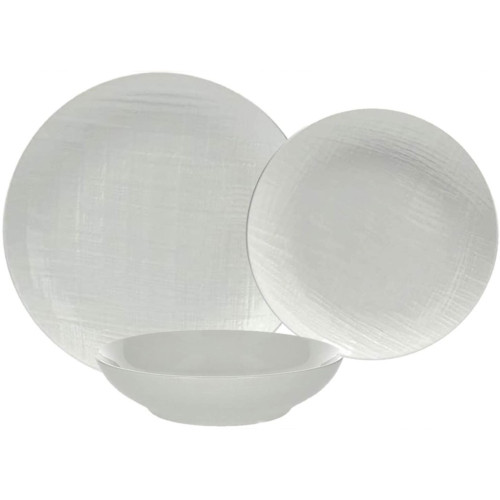 Tognana VICTORIA BIANCO porcelán étkészlet 18db-os, fehér (Csomagolás sérült)