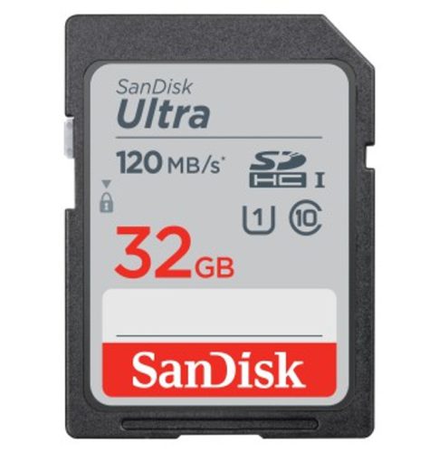 Sandisk 186496 Sandisk SDHC Ultra kártya 32GB 120MB CL10 UHS-I memóriakártya