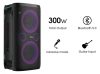 Hisense Party Rocker One Plus hordozható Bluetooth hangszóró mikrofonnal,300W, QI töltő, fekete