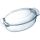 PYREX 203040 hőálló üveg kacsasütő, fedővel, ovális, 5,8 L (4,4l+1,4l)