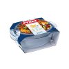 PYREX 203040 hőálló üveg kacsasütő, fedővel, ovális, 5,8 L (4,4l+1,4l)
