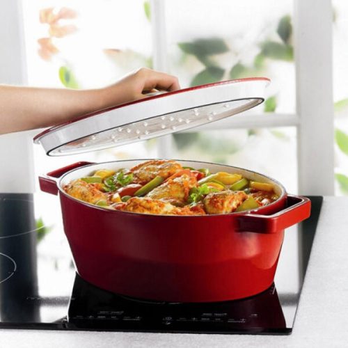 PYREX SC5AC29/6241 Slowcook öntöttvas sütőtál, ovális, 29 cm, 3,8 liter