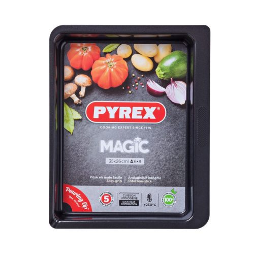 PYREX 203220 Magic bevonatos tepsi, 35x26 cm