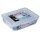PYREX 203230 Cook & Freeze téglalap sütőtál, műanyag tetővel 22x17x6 cm 1,5l