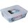 PYREX 203232 Cook & Freeze téglalap sütőtál, műanyag tetővel 27x22x9 cm 4l