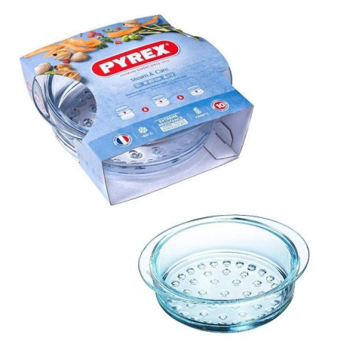 PYREX 203242 hőálló üveg pároló, 24cm, 4l