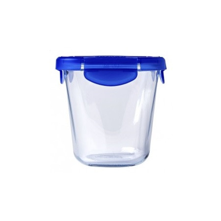 PYREX 203243 Cook & Go szögletes magas műanyagfedővel 12x12x12 0,8l
