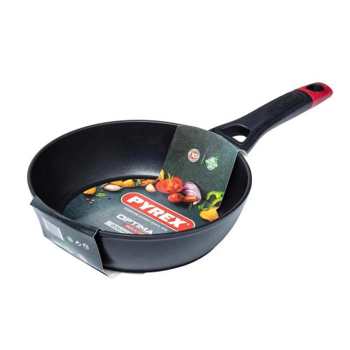 PYREX 203252 Optima Plusz bevonatos mély szeletsütő, serpenyő 26cm, Indukciós