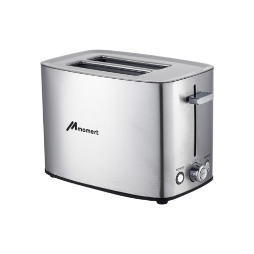 Momert 2067 2 szeletes kenyérpirító, 850Watt, inox
