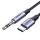 Ugreen 30633 AV143 USB-C - 3,5 mm-es mini jack AUX kábel, 1 méter, szürke
