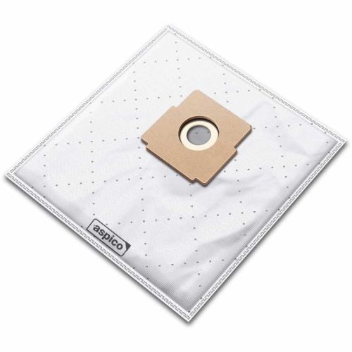 Aspico 548M zsugorfóliás mikroszűrős porzsák, Zelmer és más porszívókhoz, 5db + 1db univerzális motorfilter (320548)