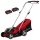 Einhell 3413210 PXC GE-CM 36/33 Li 2x2,5Ah akkumulátoros fűnyíró, 33 cm, 2db 2500mAh akkumulátorral
