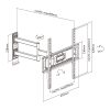 Stell SHO 5600 fali konzol, 32"-55", VESA 400x400, kihúzható