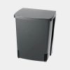 Brabantia 180010 Built In Bin ajtóra szerelhető szemetes szögletes, 10L, fekete