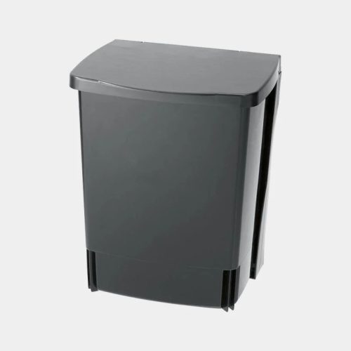 Brabantia 180010 Built In Bin ajtóra szerelhető szemetes szögletes, 10L, fekete