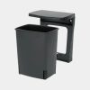 Brabantia 180010 Built In Bin ajtóra szerelhető szemetes szögletes, 10L, fekete
