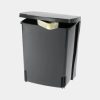 Brabantia 180010 Built In Bin ajtóra szerelhető szemetes szögletes, 10L, fekete