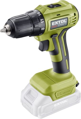 Extol 402451 Akkumulátoros fúró- csavarozó, 20V, Li-Ion, Power Share (Akkumulátor és töltő nélkül)