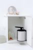 Brabantia 180029 Built In Bin ajtóra szerelhető szemetes, kerek 15L, acél-fekete