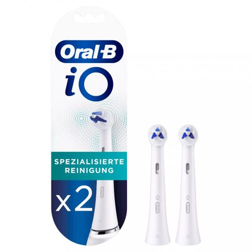 Oral-B iO Specialised Clean elektromos fogkefe pótfej, 2 db-os, fehér (iORBTG-2)