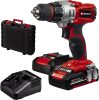 Einhell 4513830 TE-CD 18/2 Li Kit akkumulátoros fúró-csavarozó csomag, 2x1,5Ah akkuval, 44Nm
