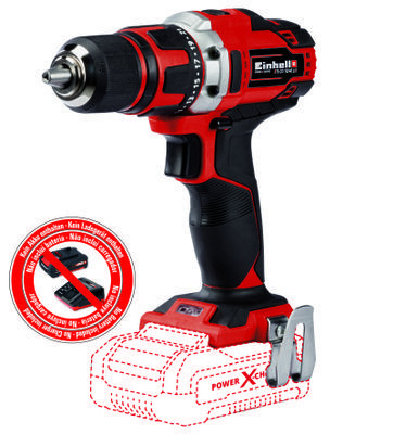 Einhell 4513925 TE-CD 18/40 Li-SOLO akkumulátoros fúró-csavarozó, 2 fokozat, 40Nm (akku és töltő nélkül)