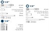 Fortum 4700002 dugókulcs készlet, 1/2, 1/4, 50 darab, 61CrV5, mattkróm