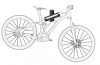 Meliconi MyBike fali kerékpár tartó konzol, billenthető, 30kg, fekete