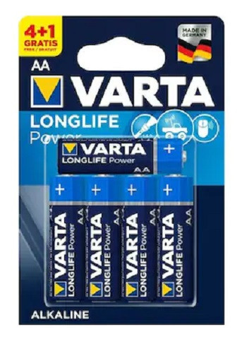 Varta 4906121415 Longlife Power AA (LR6) alkáli ceruza elem 5db/bliszter