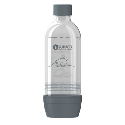 Sodaco Szénsavasító palack Basic / Royal / Delfin szódagépekhez, 1L, szürke (500021)