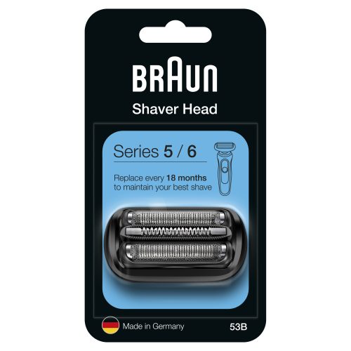 Braun CombiPack 53B (Series 5 és 6) borotvához borotvaszita és kés, fekete