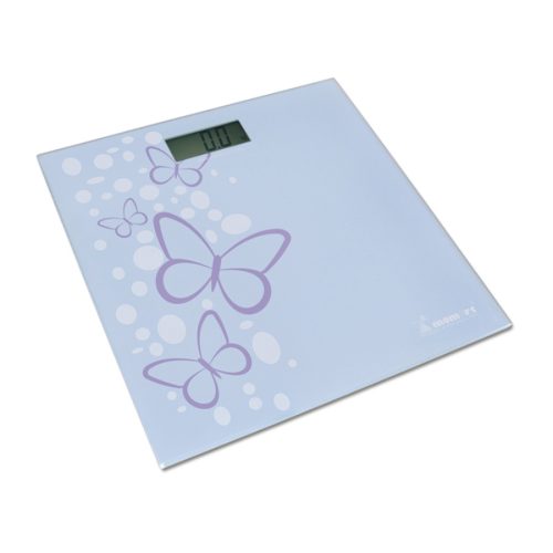 Momert 5870-2 digitális üvegmérleg, lepke minta, LCD kijelző, max. 180kg