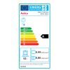 Amica 55352 szabadonálló kerámialapos tűzhely, 50cm, 4 főzőzóna, légkeverés, grill, 9,3kW, inox