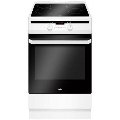 Amica 56280 szabadonálló indukciós tűzhely, 50cm, 62liter, 10.3kW, 9fokozat, légkeverés, fehér