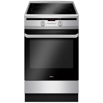 Amica 56281 szabadonálló indukciós tűzhely, 50cm, 62liter, 10.3kW, 9fokozat, légkeverés, inox