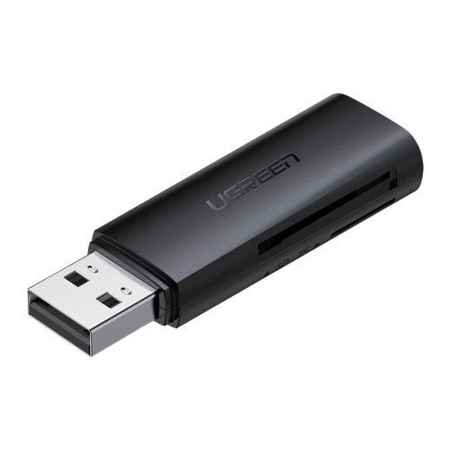 Ugreen 60722 CM264 TF/SD kártyaolvasó, USB 3.0, fekete