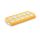 Tescoma 630877 Delícia négyzetes ravioli tészta készítő forma, 10 lyukú, műanyag, 27x11x2 cm, sárga-fehér