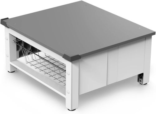 Meliconi BASE SPACE BASKET magasság növelő talp alátét mosó- és szárítógéphez, kihúzható kosárral (656143)