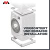 Meliconi MOVING TOWER mosógép, szárítógép összeépítő keret (TorreStyle L60 + Base Wash EVO) (656147)