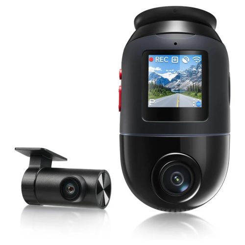 70mai Dash Cam 4K Omni X800 + RC14 menetrögzítő kamera csomag, Sony STARVIS IMX678 szenzor, 4K/60fps, 360°, 4G